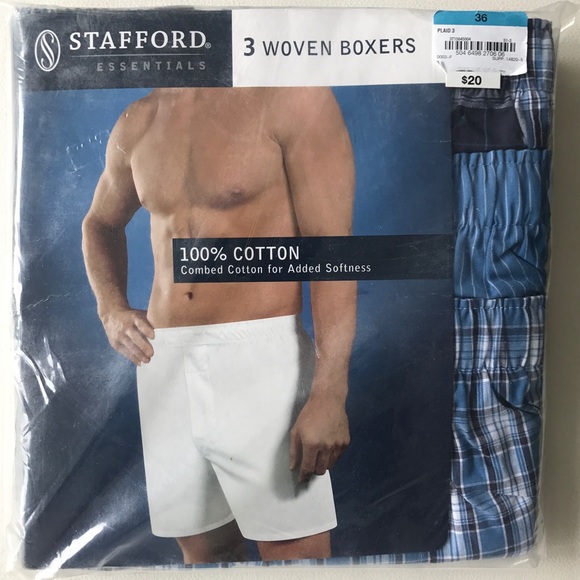 🔸2️⃣ FOR💲1️⃣5️⃣🔸 {Stafford} - Woven Boxers (3) - Picture 2 of 4